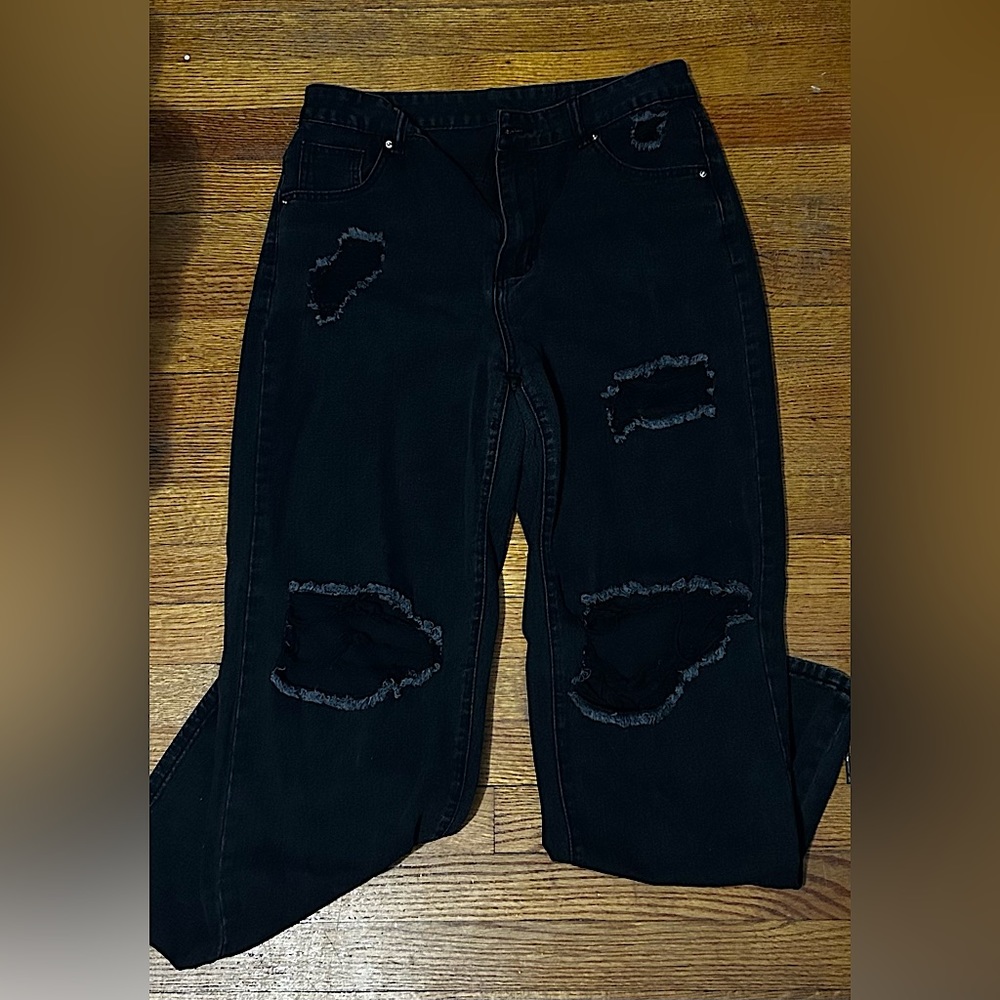 Black Ripped SHEIN Jeans